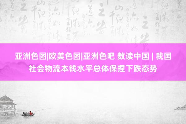 亚洲色图|欧美色图|亚洲色吧 数读中国 | 我国社会物流本钱水平总体保捏下跌态势