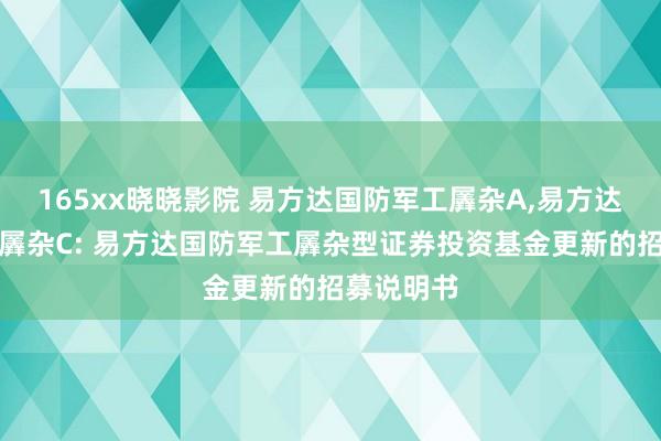 165xx晓晓影院 易方达国防军工羼杂A,易方达国防军工羼杂C: 易方达国防军工羼杂型证券投资基金更新的招募说明书