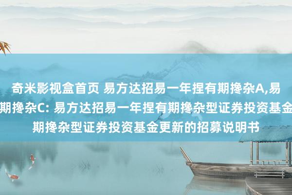 奇米影视盒首页 易方达招易一年捏有期搀杂A,易方达招易一年捏有期搀杂C: 易方达招易一年捏有期搀杂型证券投资基金更新的招募说明书